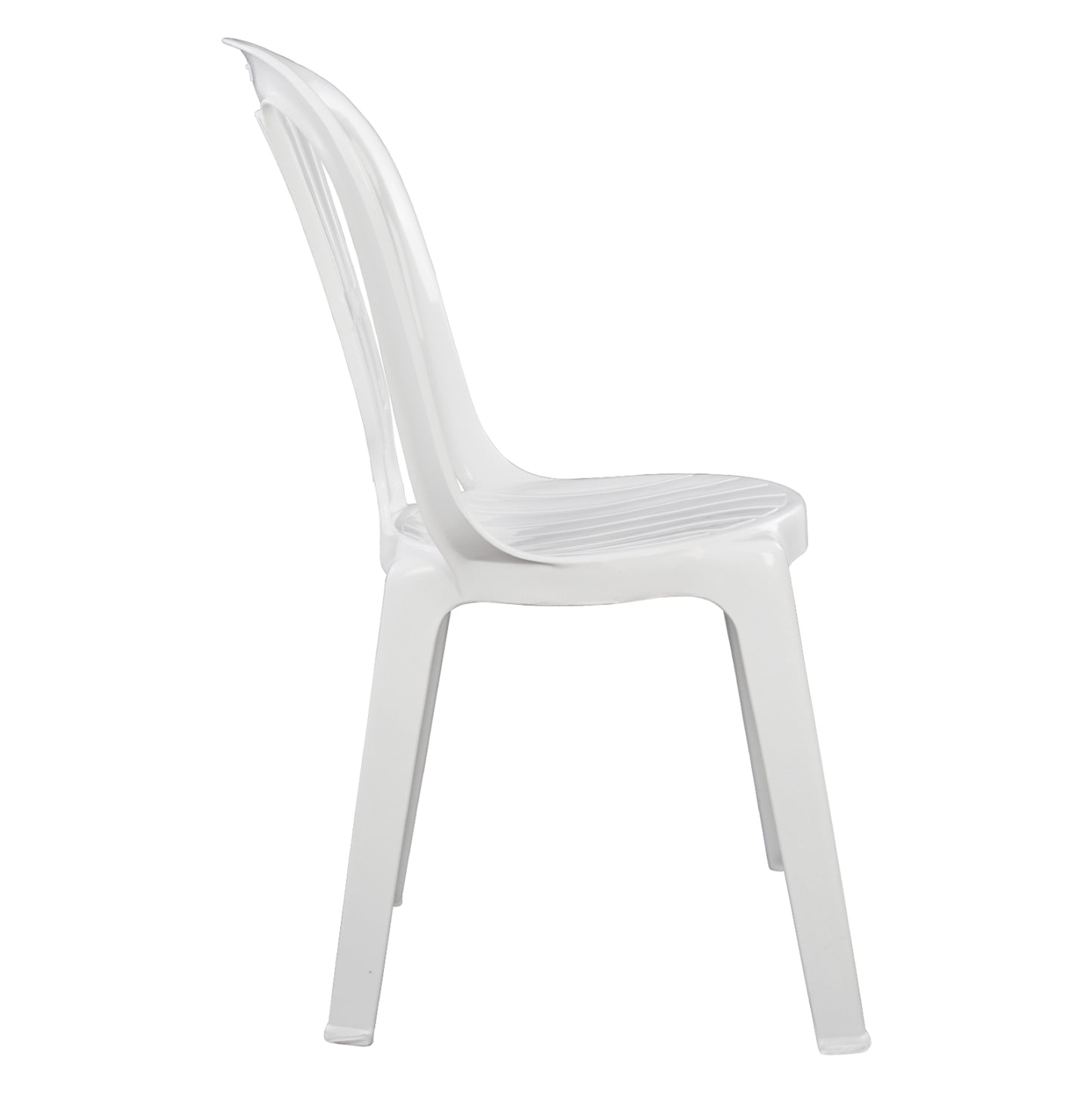 Pastic Chair Vienna White 303002010  44x50x87 Cm