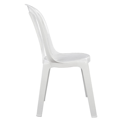 Pastic Chair Vienna White 303002010  44x50x87 Cm