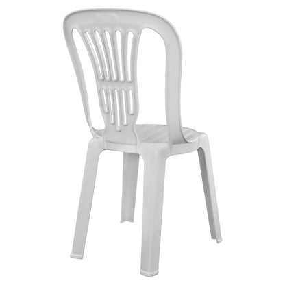Pastic Chair Vienna White 303002010  44x50x87 Cm