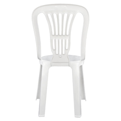 Pastic Chair Vienna White 303002010  44x50x87 Cm