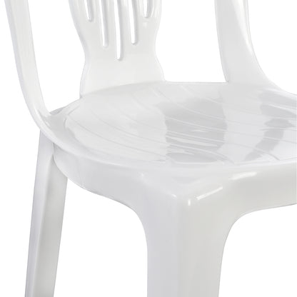 Pastic Chair Vienna White 303002010  44x50x87 Cm