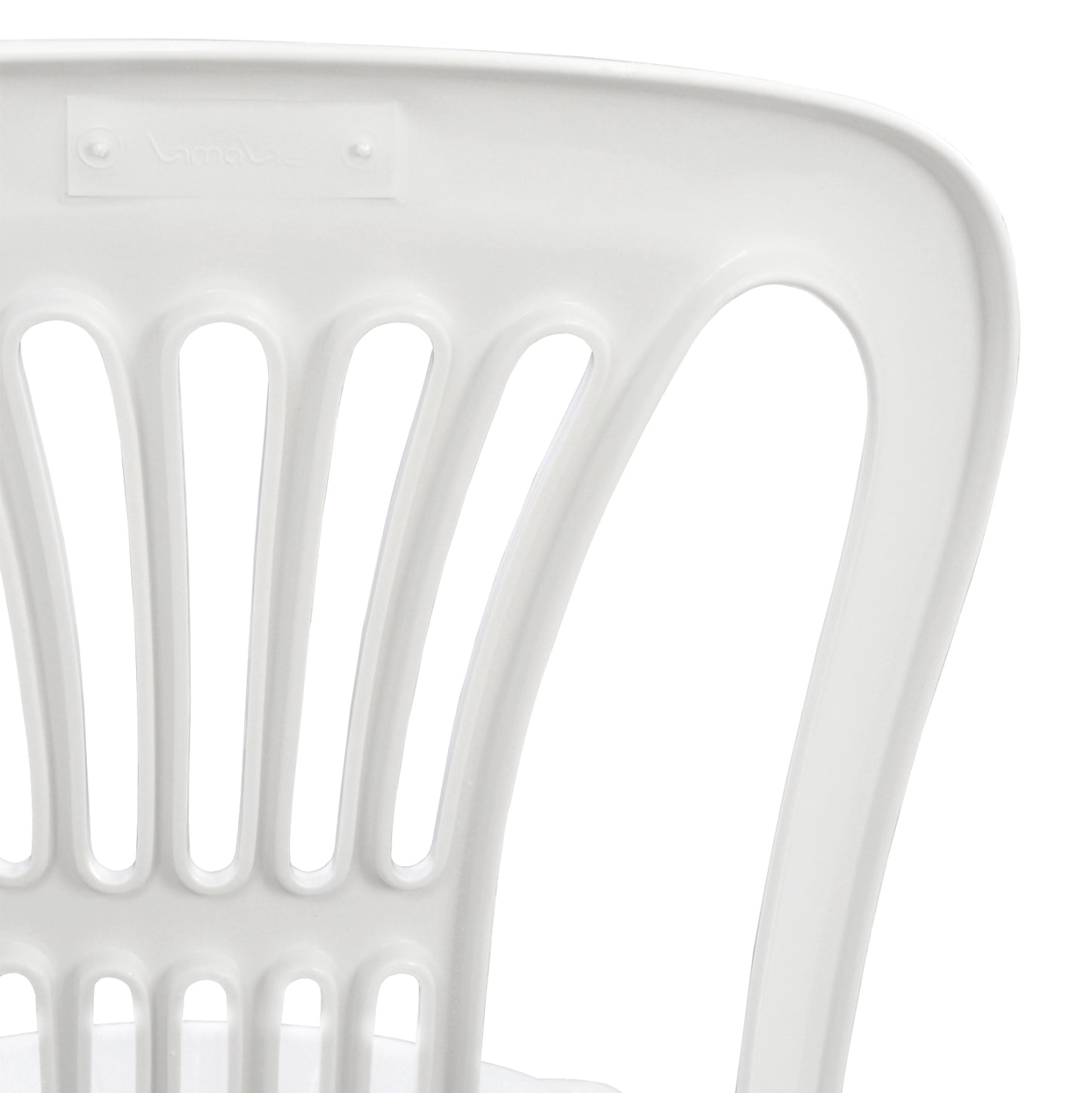 Pastic Chair Vienna White 303002010  44x50x87 Cm