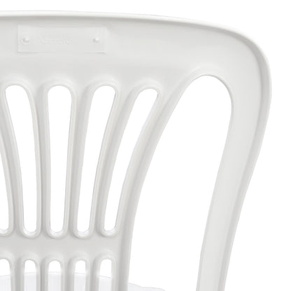 Pastic Chair Vienna White 303002010  44x50x87 Cm