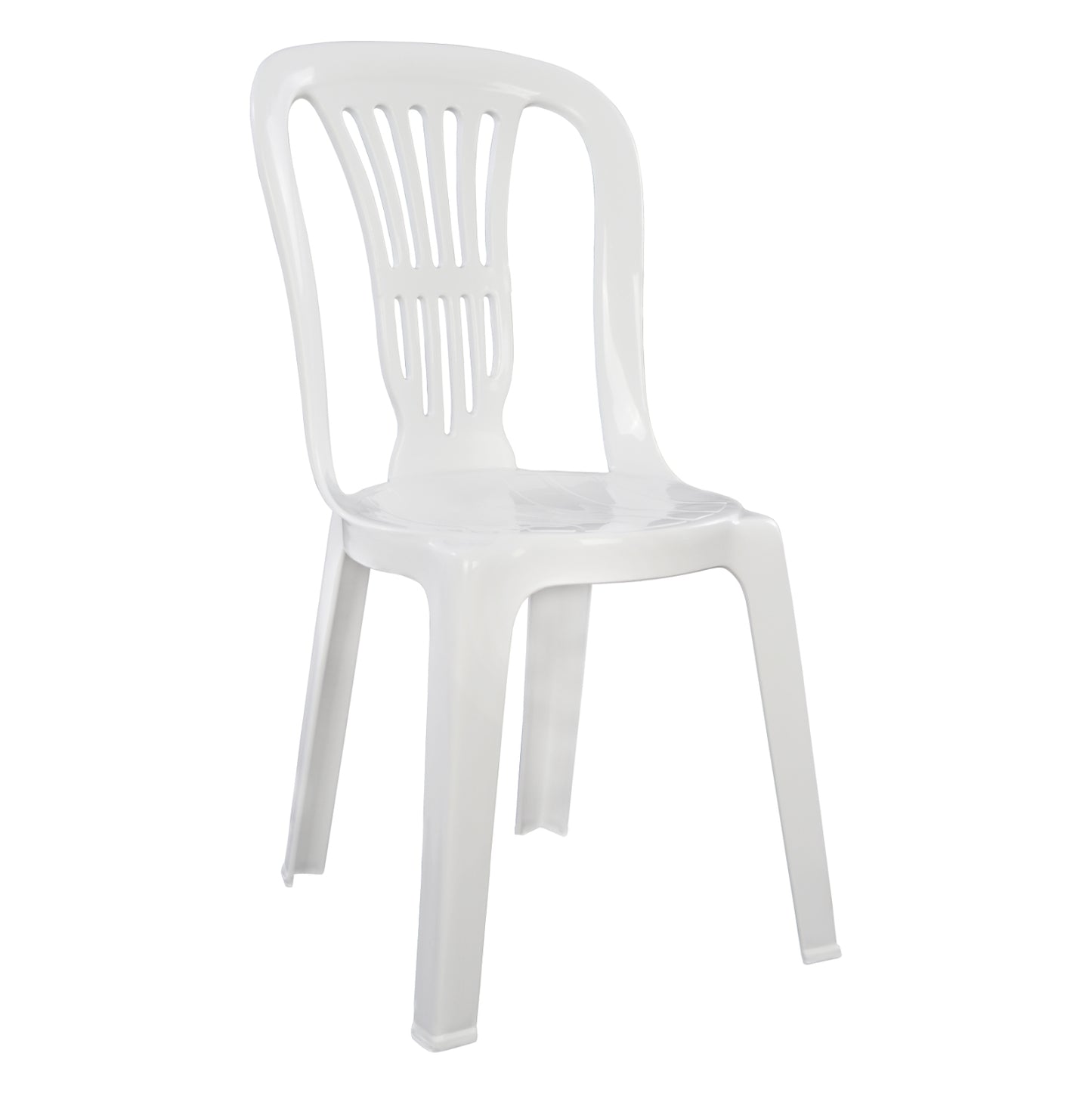 Pastic Chair Vienna White 303002010  44x50x87 Cm