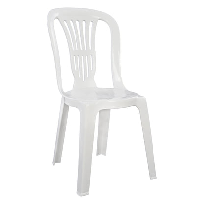 Pastic Chair Vienna White 303002010  44x50x87 Cm