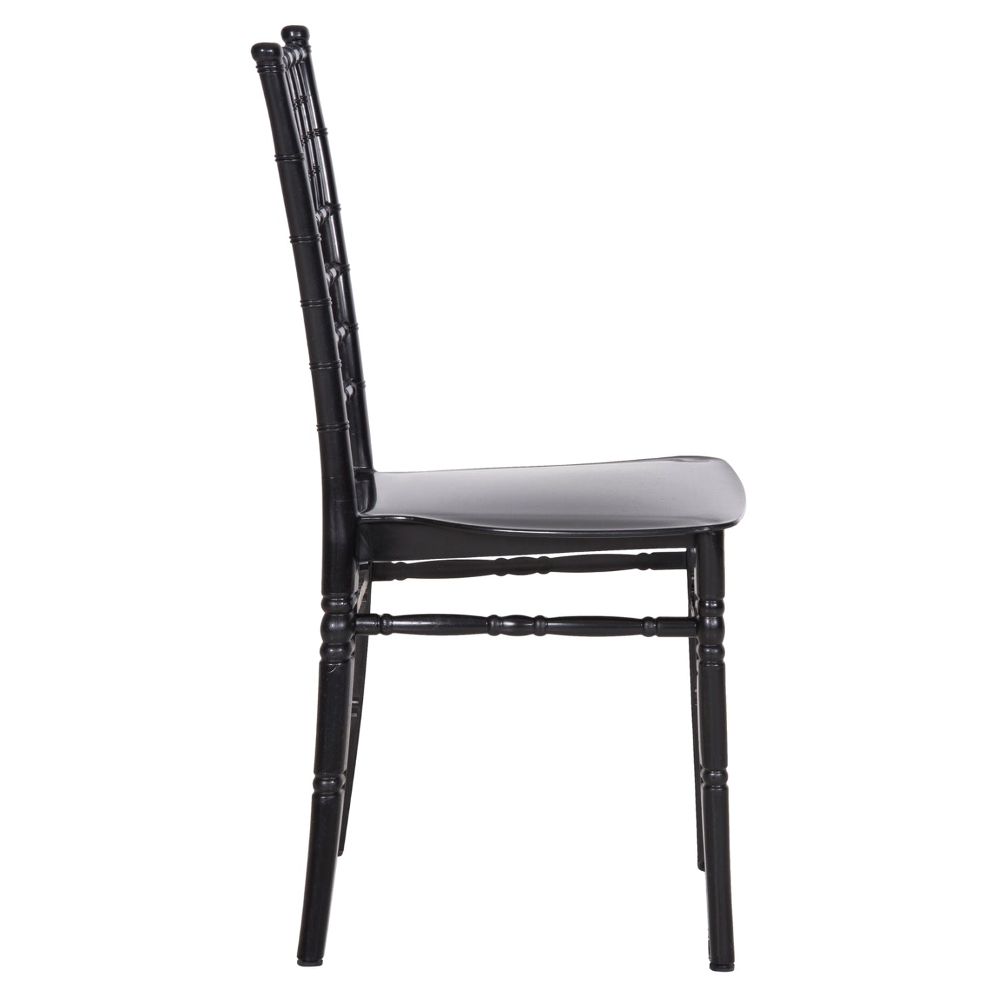 Polypropylene Catering Chair Tiffany New Hm8058.07 Glossy Black 42x48x88,5hcm.