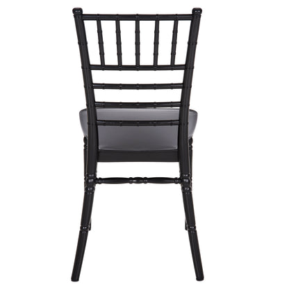 Polypropylene Catering Chair Tiffany New Hm8058.07 Glossy Black 42x48x88,5hcm.