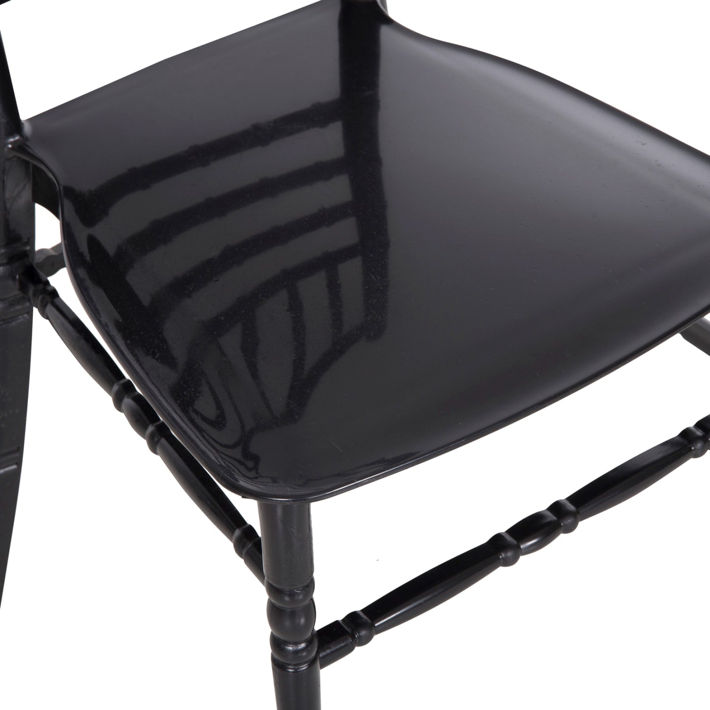 Polypropylene Catering Chair Tiffany New Hm8058.07 Glossy Black 42x48x88,5hcm.