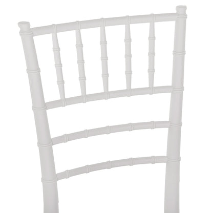 Chair Polypropylene Catering Hm8058.31 Tiffany In White 39x46x88Υεκ.