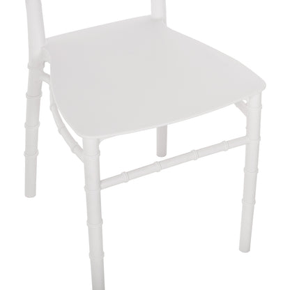 Chair Polypropylene Catering Hm8058.31 Tiffany In White 39x46x88Υεκ.