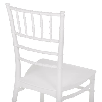 Chair Polypropylene Catering Hm8058.31 Tiffany In White 39x46x88Υεκ.