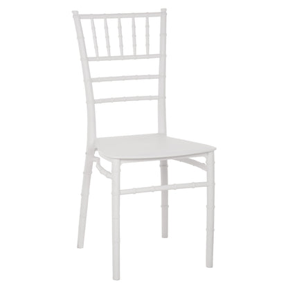 Chair Polypropylene Catering Hm8058.31 Tiffany In White 39x46x88Υεκ.