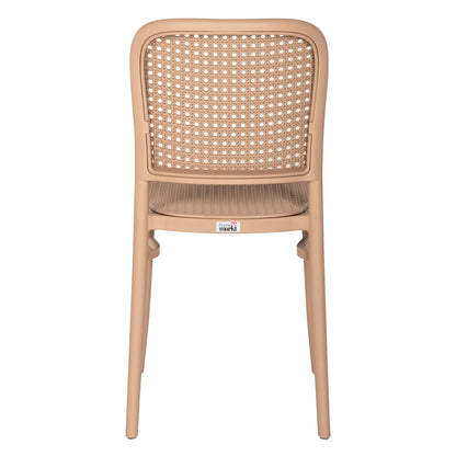 Chair Polyropylene Flow Hm5937.03 Cappuccino Seat And Backrest 41x53x85,5hcm.