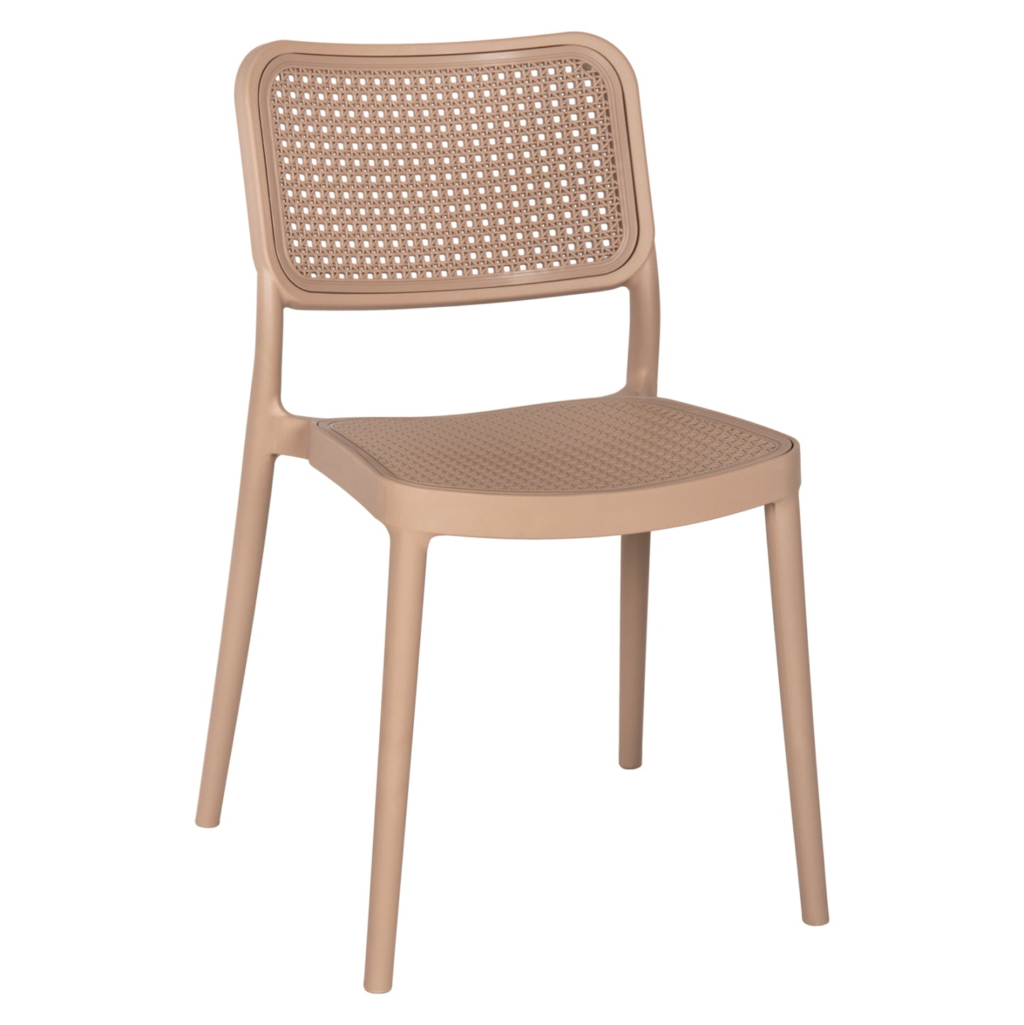 Chair Polypropylene Meko Hm5934.03 Cappuccino 51x52x80hcm.
