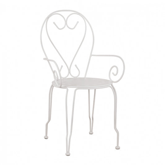 Metallic Armchair Amore White Hm5008.12 49x48x90 Cm