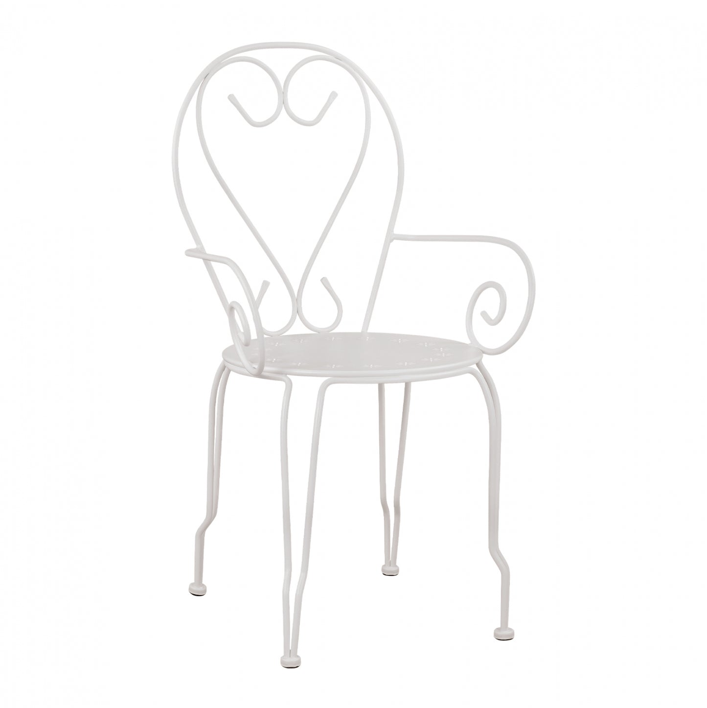 Metallic Armchair Amore White Hm5008.12 49x48x90 Cm