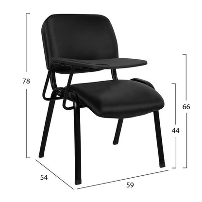 Conference Chair With A Bookstand From Pu Hm10158 54x59x78