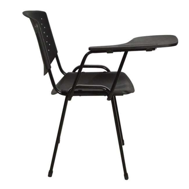 Conference Chair With Desk Homemarkt Plastic ΗΜ1037 Polycarbonate And Metal In Black 52x55x77hcm