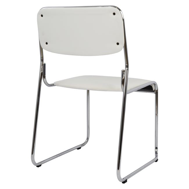 Conference Office Chair Hm1019.02 White Color 48,5x51,5x77 Cm