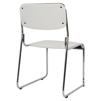 Conference Office Chair Hm1019.02 White Color 48,5x51,5x77 Cm