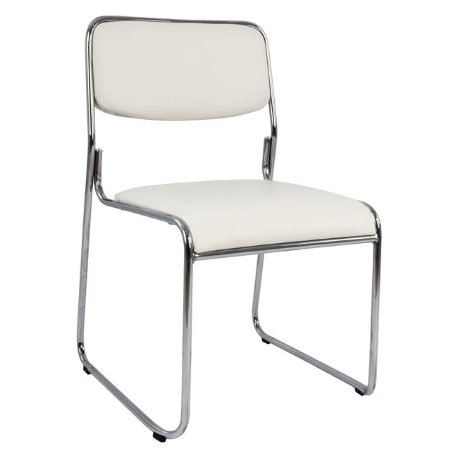 Conference Office Chair Hm1019.02 White Color 48,5x51,5x77 Cm