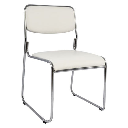 Conference Office Chair Hm1019.02 White Color 48,5x51,5x77 Cm