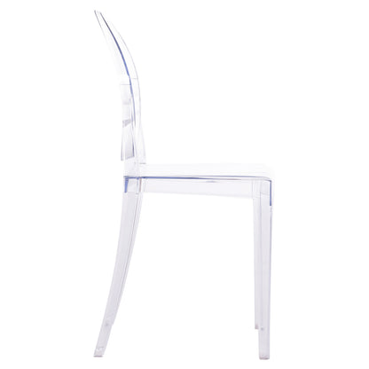Dining Chair Acrylic Aramis Hm0170 Transparent 34.5x50x90hcm
