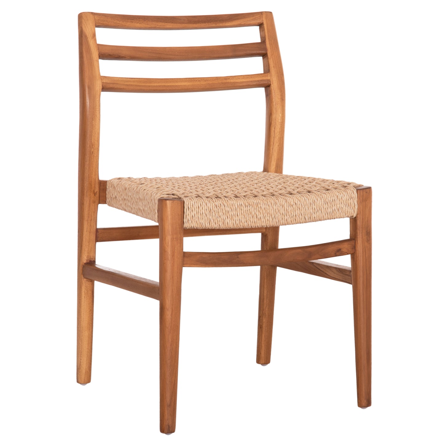 Daphne Dining Chair – Teak Wood & Woven Viro Rope