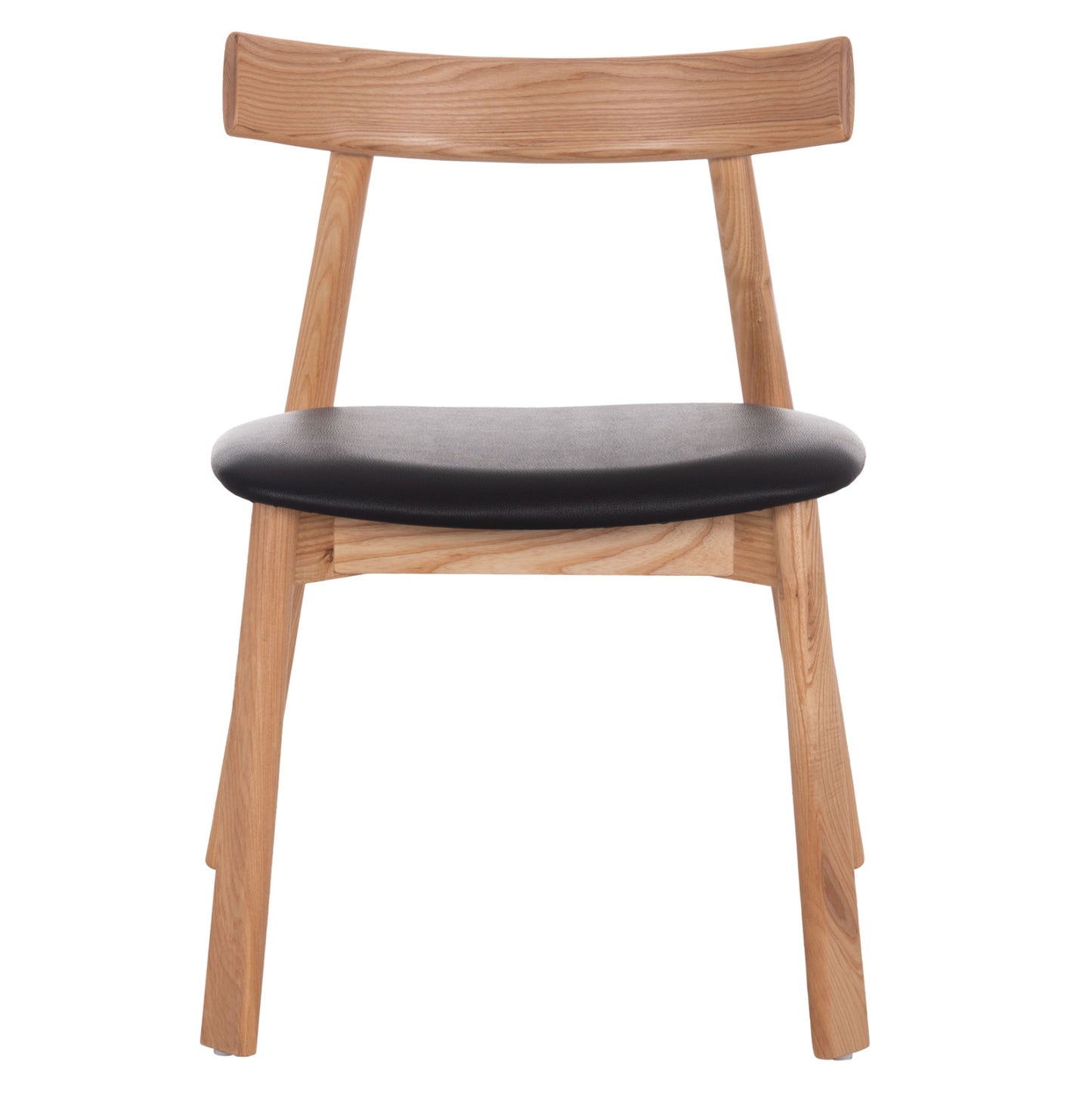 Dining Chair Sekan Hm18245.04 Rubberwood-black Pu 60x54x72hcm.