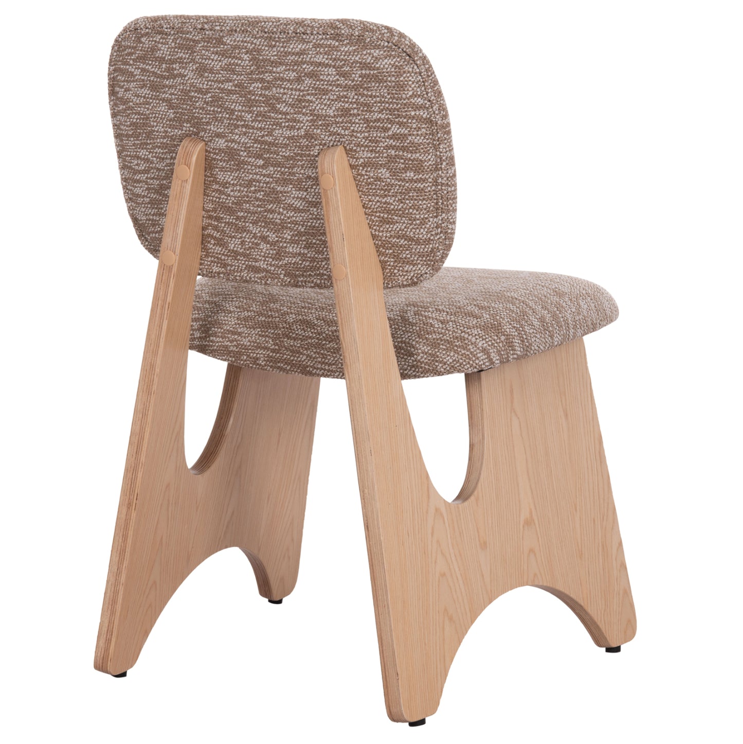 Dining Chair Bellisi Hm18248.01 Brown Fabric-plywood In Oak Color 53x56x78hcm.
