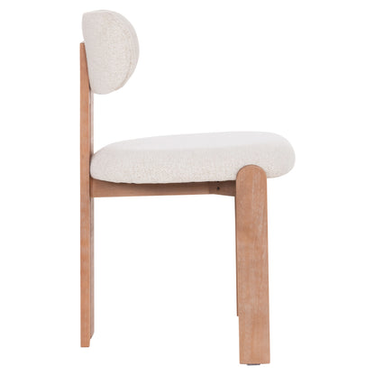 Dining Chair Karvo Hm18252.01 Fabric In Beige--beech Wood 57x50x79hcm.