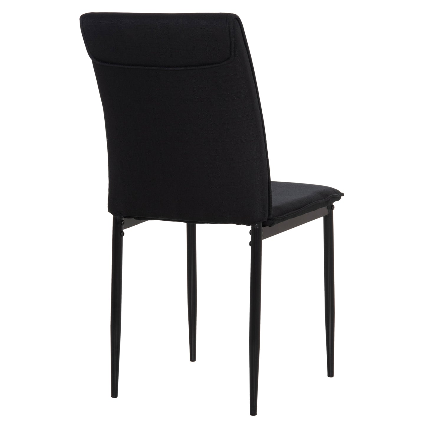 Dining Chair Perky Hm18347.02 Black Fabric & Metal Legs 44x60x87hcm.