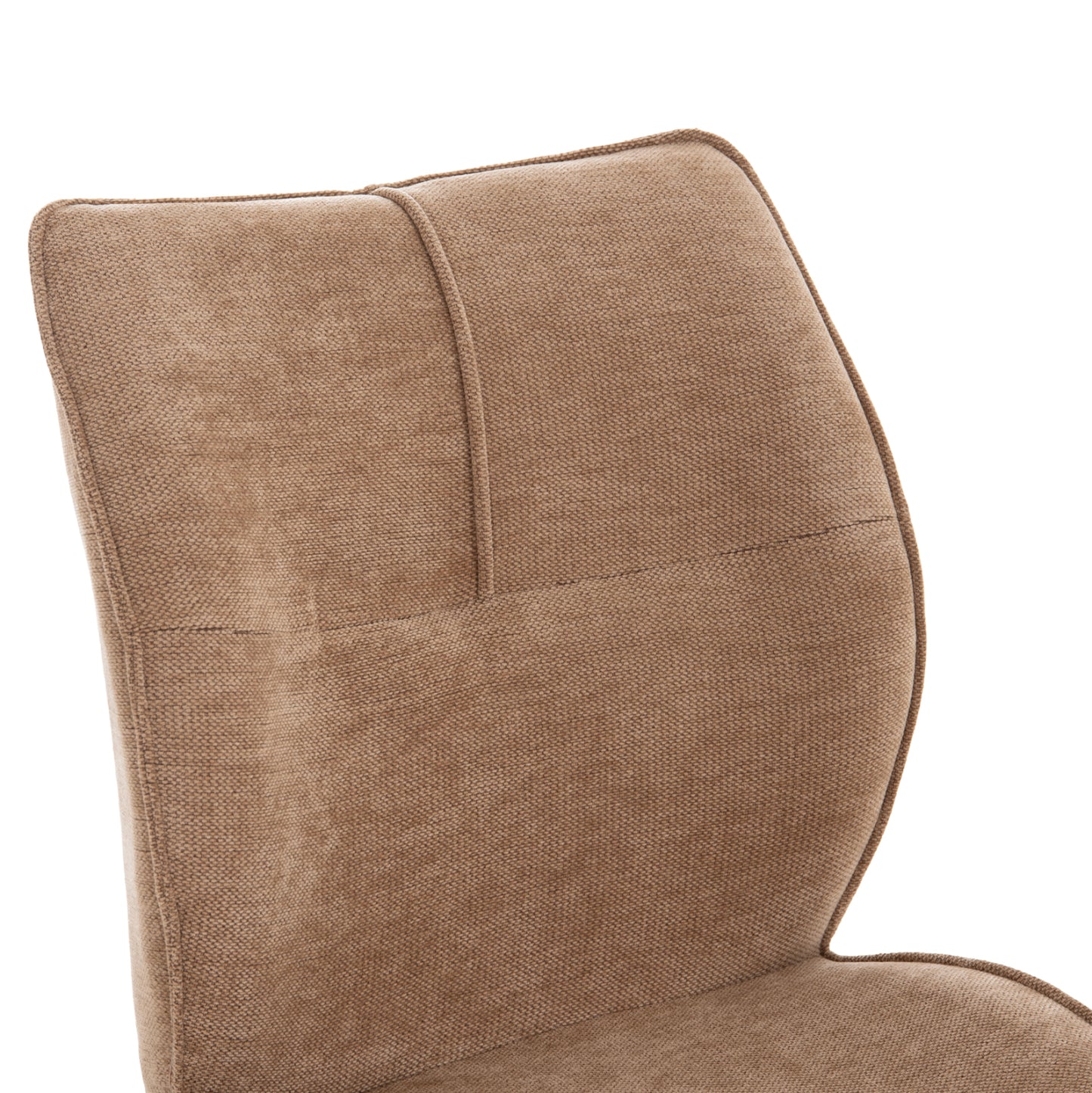 Dining Chair Gaff Hm18425.03 Taupe Fabric-metal Black Legs 49x63x90hcm.