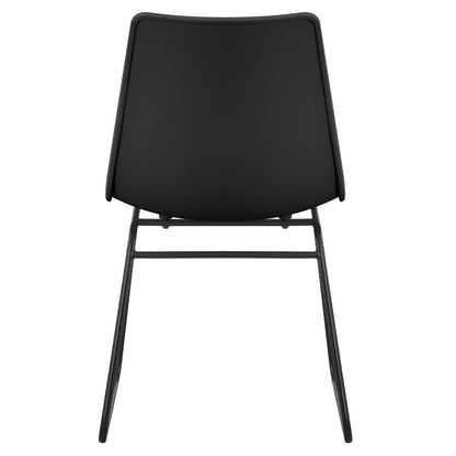Dining Chair Hygge Hm18484.02 Polypropylene & Metal In Black 42x44x77hcm.