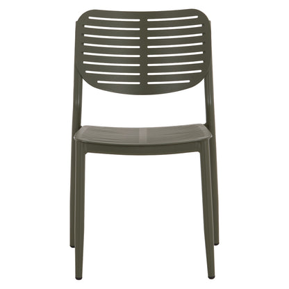 Dining Chair Hilliard Hm6645.07 Aluminum In Olive Green Color 46x54x78hcm