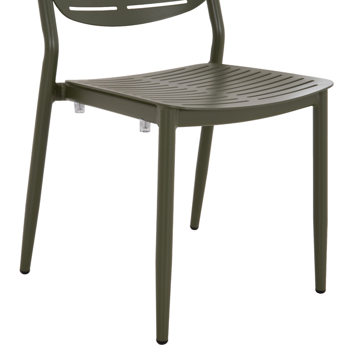 Dining Chair Hilliard Hm6645.07 Aluminum In Olive Green Color 46x54x78hcm