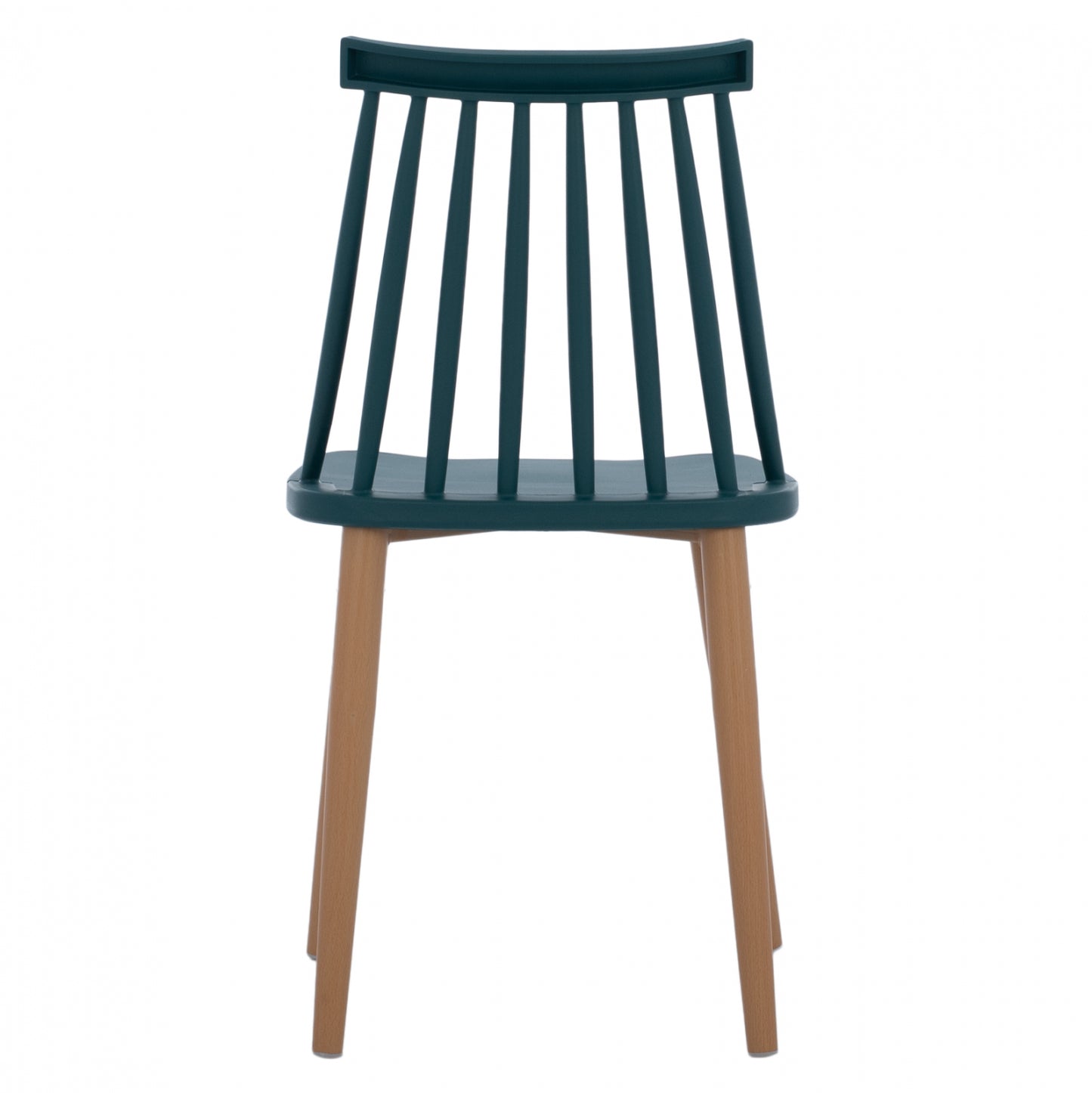 Dining Chair Hm8052.05 Vanessa Blue With Metallic Legs 43x41x82,5 Cm.