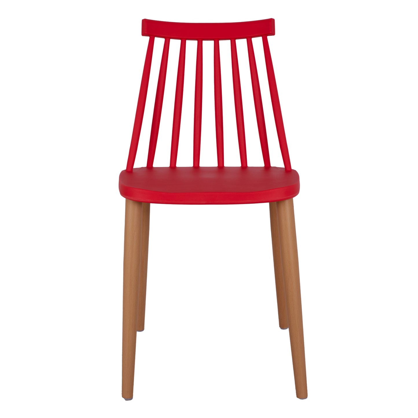 Dining Chair Hm8052.07 Vanessa Red With Metallic Legs 42,5x47x81,5cm