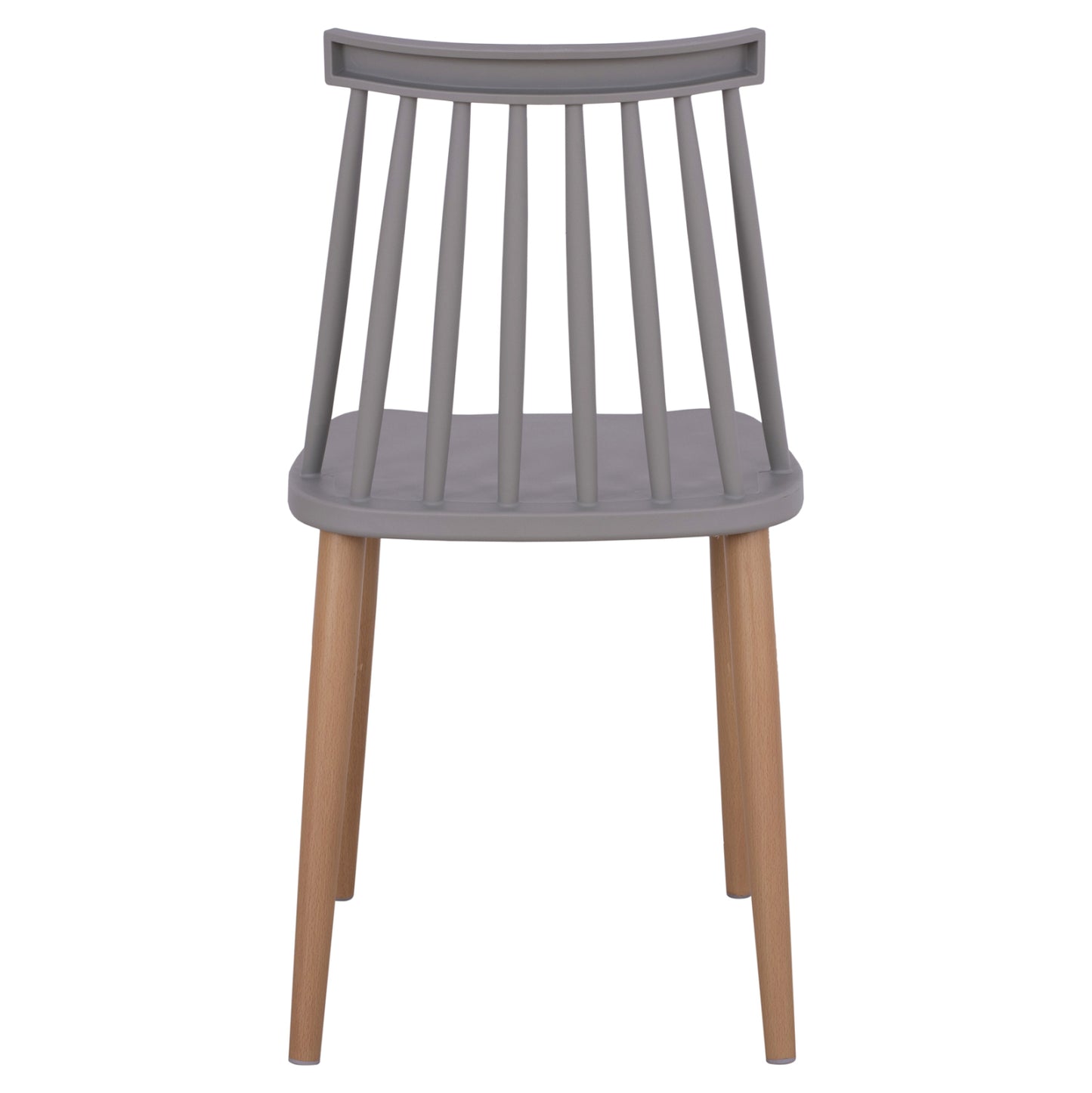 Dining Chair Hm8052.10 Vanessa Grey With Metallic Legs 43x46,5x82cm