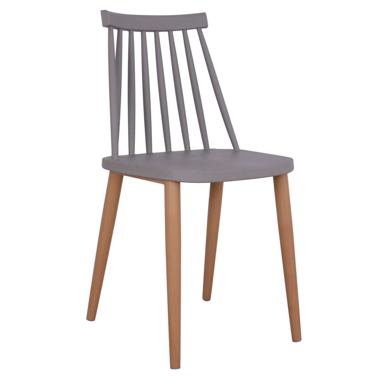 Dining Chair Hm8052.10 Vanessa Grey With Metallic Legs 43x46,5x82cm