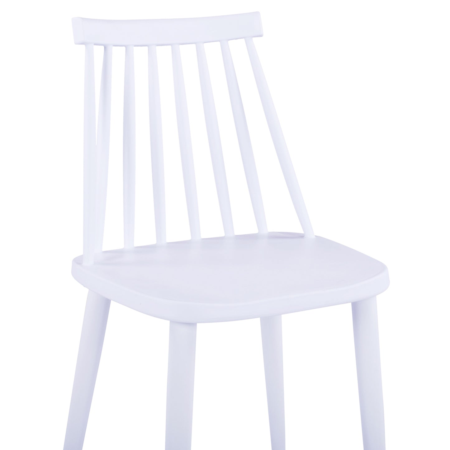 Dining Chair Hm8052.11 Vanessa White With Metallic White Legs 43x46,5x82 Cm.