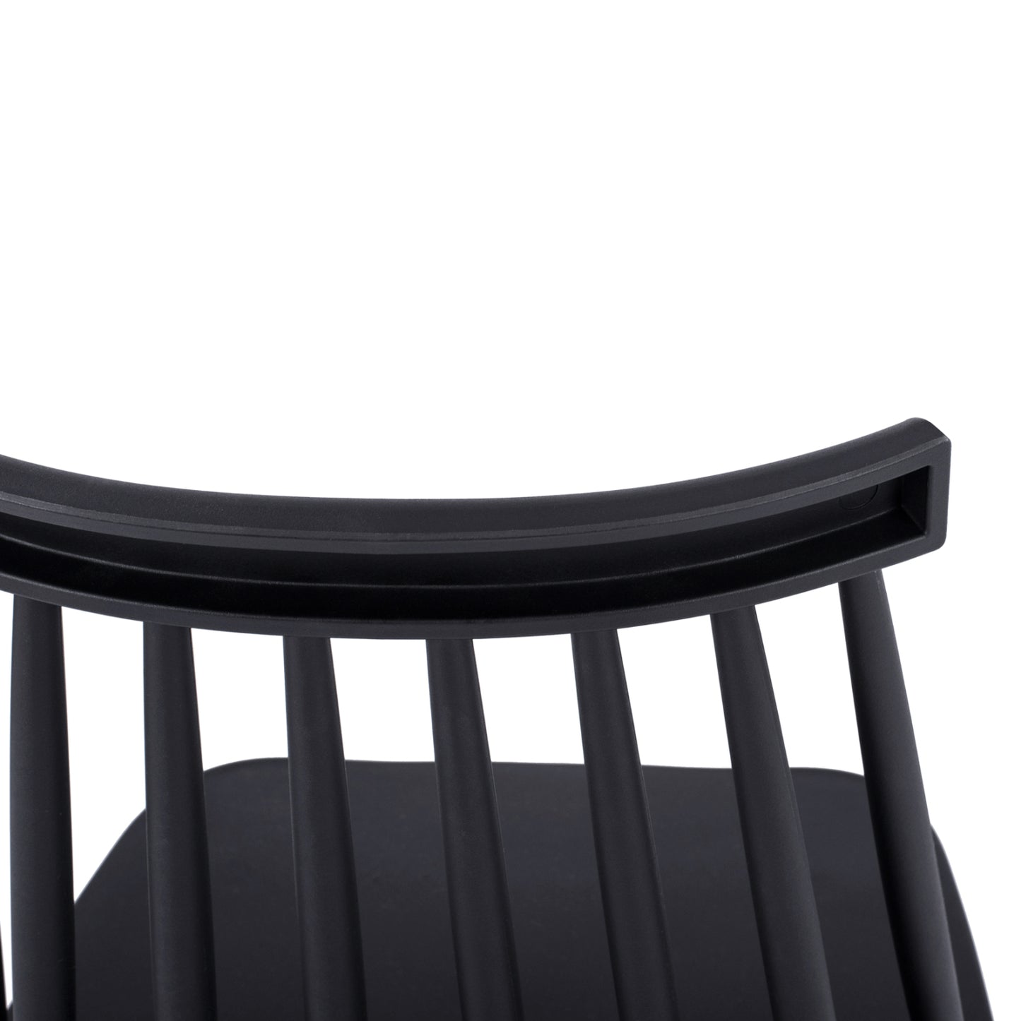 Dining Chair Hm8052.12 Vanessa Black With Metallic Black Legs 43x46,5x82 Cm.