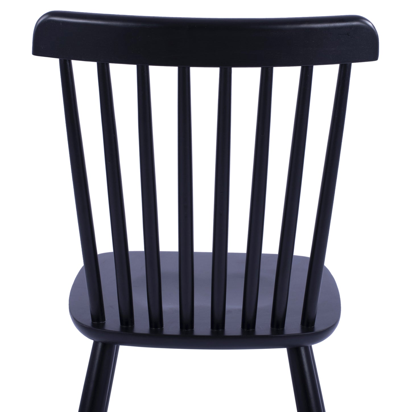 Dining Chair Lucien Hm8645.02 Beech Wood In Black Matte Color 48x54x86h Cm