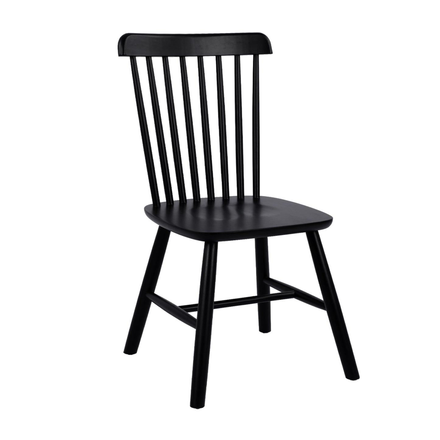 Dining Chair Lucien Hm8645.02 Beech Wood In Black Matte Color 48x54x86h Cm