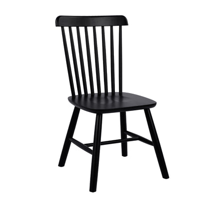Dining Chair Lucien Hm8645.02 Beech Wood In Black Matte Color 48x54x86h Cm
