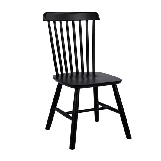 Dining Chair Lucien Hm8645.02 Beech Wood In Black Matte Color 48x54x86h Cm