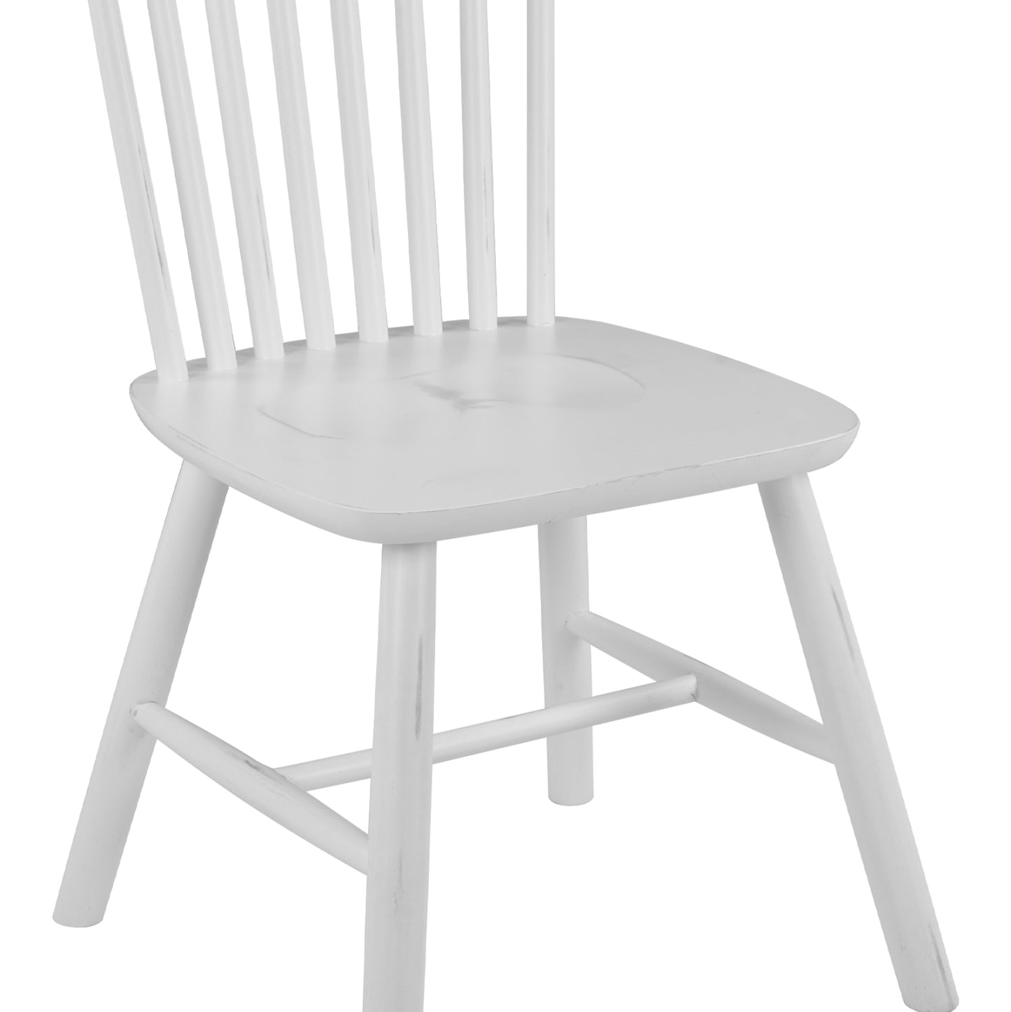 Dining Chair Lucien Hm8645.03 Beech Wood In Antique-white 48x54x86Η Cm