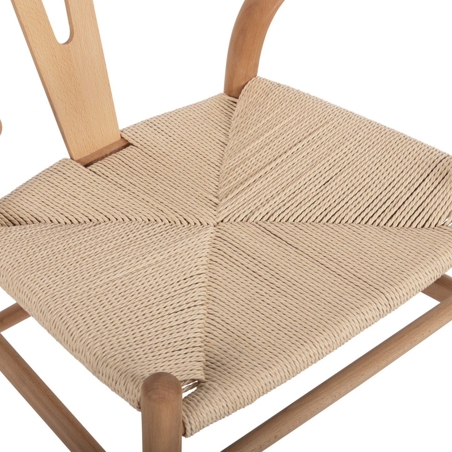 Dining Chair Brave Hm8695.11 Beech Wood In Natural-rope In Natural 54.5x53x75hcm