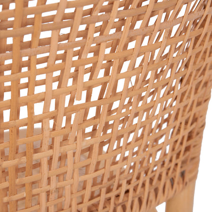 Dining Chair Liberty Hm8752.11 Toon Wood-rattan Matting---b' Rated 49x54x89hcm.