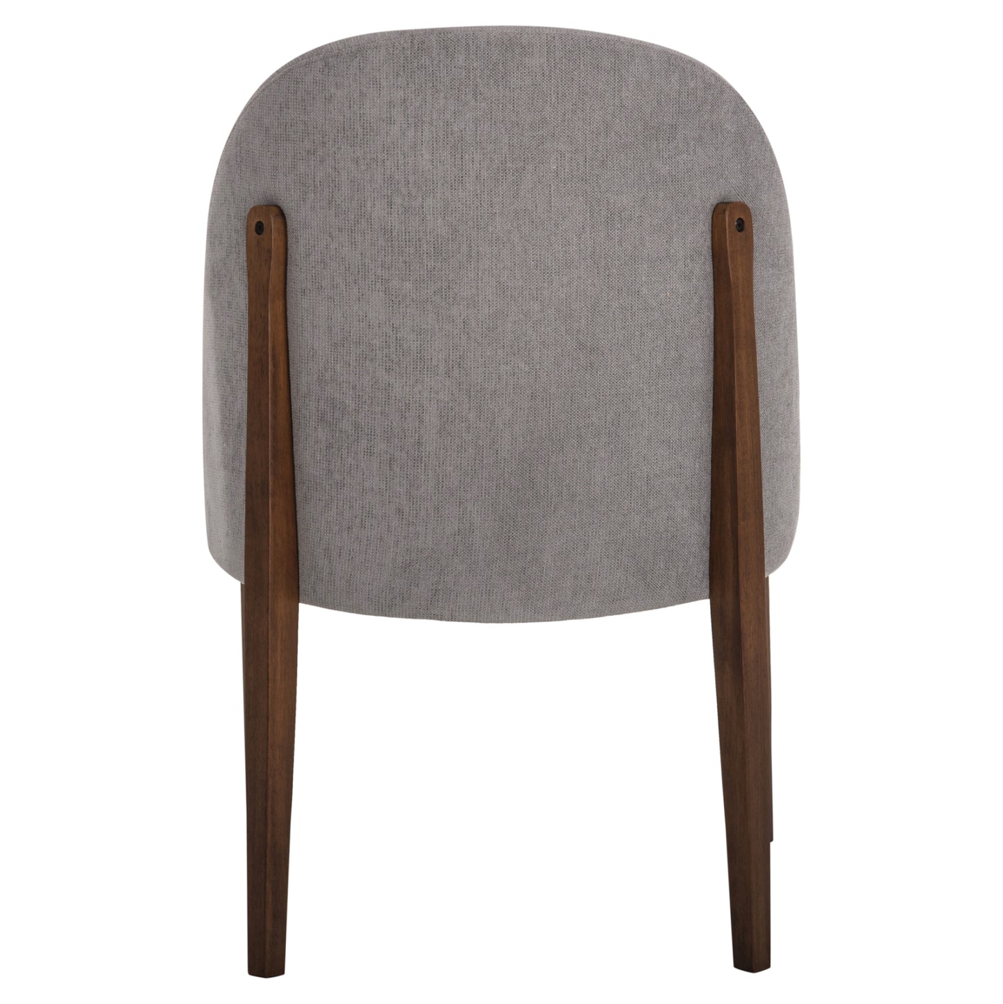 Dining Chair Rammer Hm9744.01 Rubberwood In Walnut-grey Fabric 57x55x86hcm.